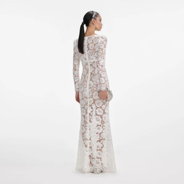 Elevate your elegance in this Self Portrait Dresses Maxi Dress from the 2025 resort wear edit
