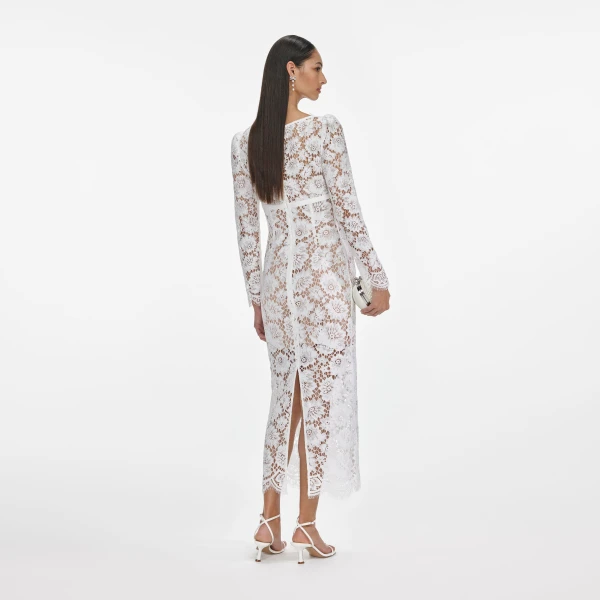 Elevate your elegance in this Self Portrait Dresses Midi Dress from the 2025 resort wear edit