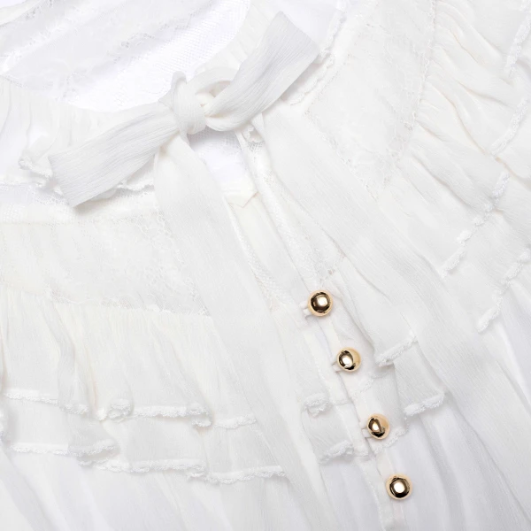 Elevate your elegance in this Self Portrait Tops  from the 2025 resort wear edit