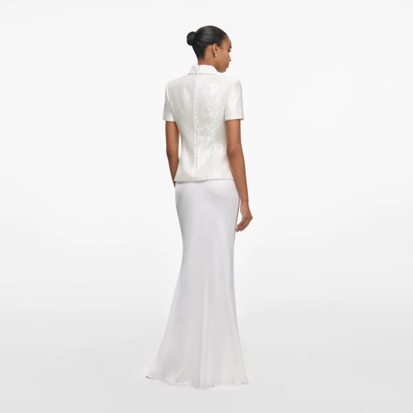 Elevate your elegance in this Self Portrait Dresses Maxi Dress from the 2025 resort wear edit