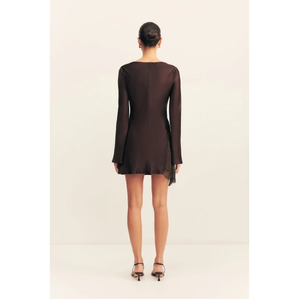 Shona Joy Brown Dresses luxury Clothing from Coveti Marketplace