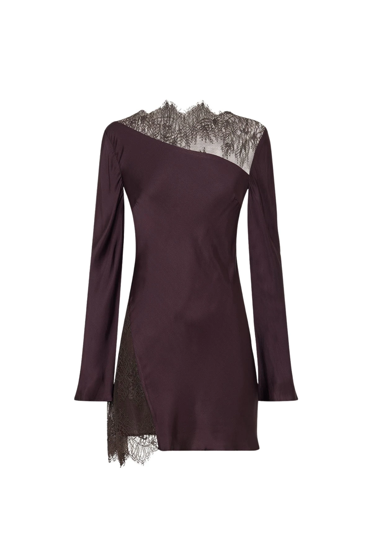 Shona-Joy-Allegra-Lace-Panelled-Mini-Dress-2025-coveti28193_nobg Shona Joy Brown Dresses luxury Clothing from Coveti Marketplace