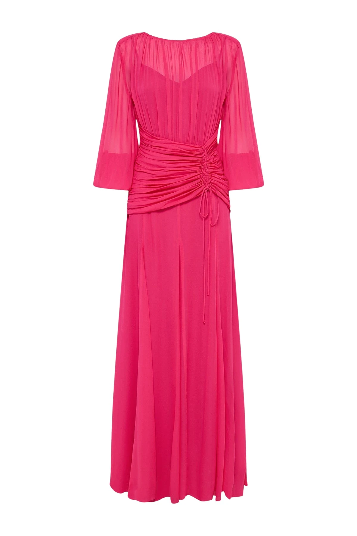 Shona-Joy-Aylah-High-Neck-Balloon-Sleeve-Maxi-Dress-2025-coveti57965_nobg Shona Joy Pink Dresses luxury Clothing from Coveti Marketplace