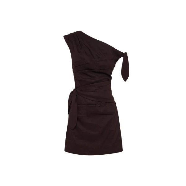 Shona Joy Brown Dresses luxury Clothing from Coveti Marketplace
