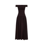 Shona Joy Brown Dresses luxury Clothing from Coveti Marketplace
