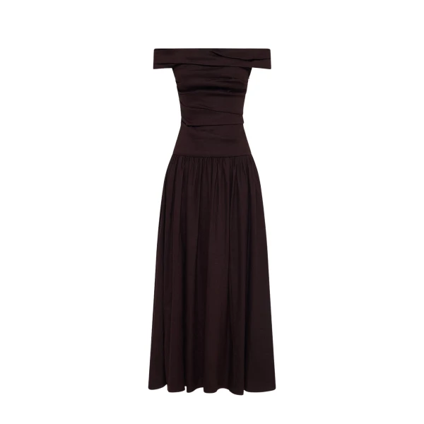 Shona Joy Brown Dresses luxury Clothing from Coveti Marketplace