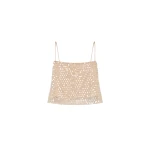 Shona Joy Metallic Tops luxury Clothing from Coveti Marketplace