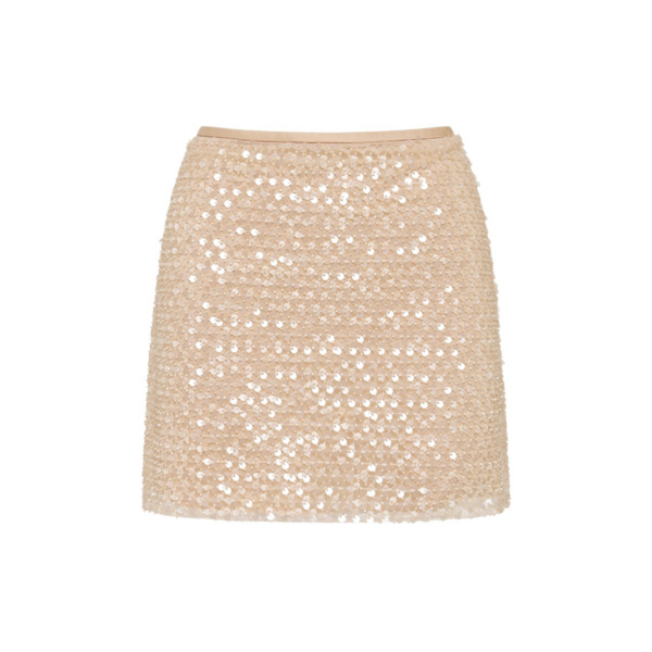 Shona Joy Metallic Skirts luxury Clothing from Coveti Marketplace