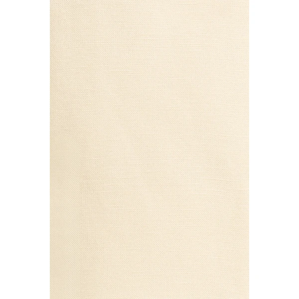 Wide leg drawstring pant in a premium linen blend in ecru.