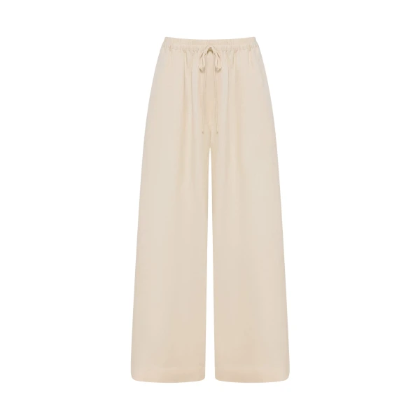 Shona Joy Ivory Pants luxury Clothing from Coveti Marketplace