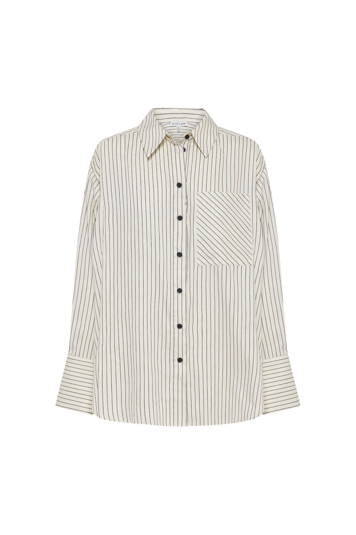 Shona-Joy-Hudson-Shirt-2025-coveti28454_nobg Shona Joy Neutrals Tops luxury Clothing from Coveti Marketplace