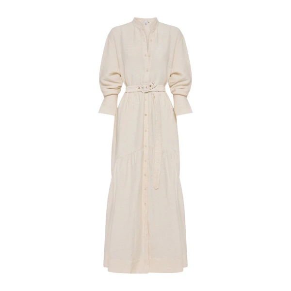 Shona Joy Beige Dresses luxury Clothing from Coveti Marketplace