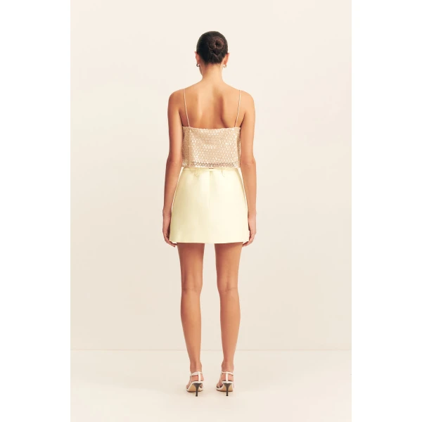 Shona Joy Yellow Skirts luxury Clothing from Coveti Marketplace