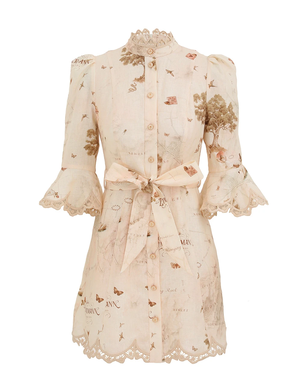Zimmermann Applique Mini Dress | Ready to Wear 2025 Collection Coveti Elevate your elegance in this Zimmermann Dresses from the 2025 resort wear edit