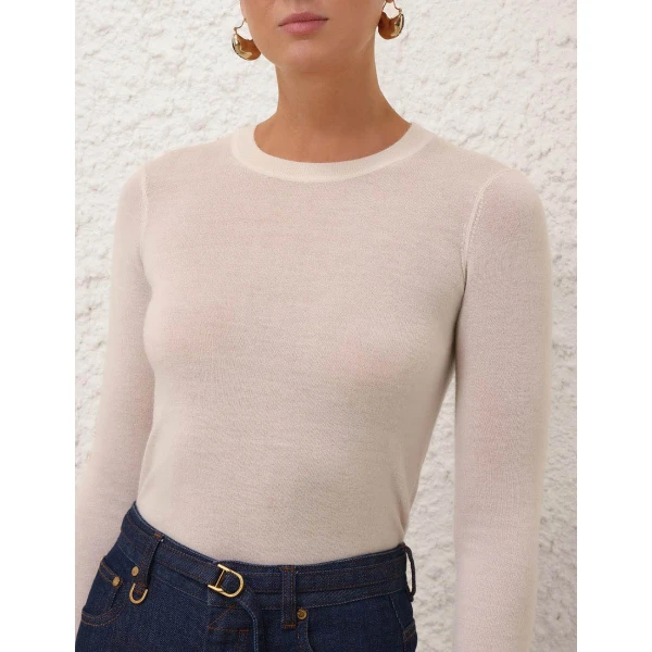 Elevate your elegance in this Zimmermann Knitwear   from the 2025 resort wear edit