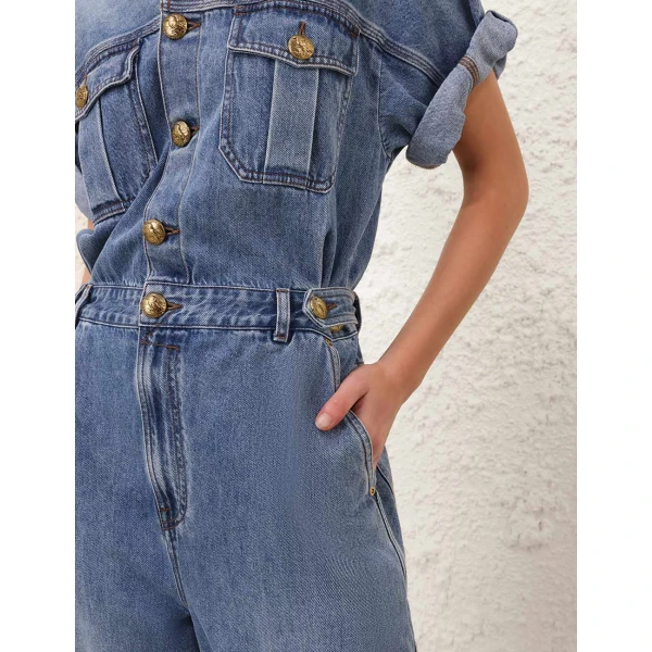 Elevate your elegance in this Zimmermann Jumpsuit   from the 2025 resort wear edit