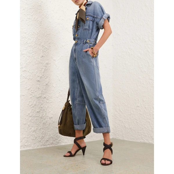 Elevate your elegance in this Zimmermann Jumpsuit   from the 2025 resort wear edit