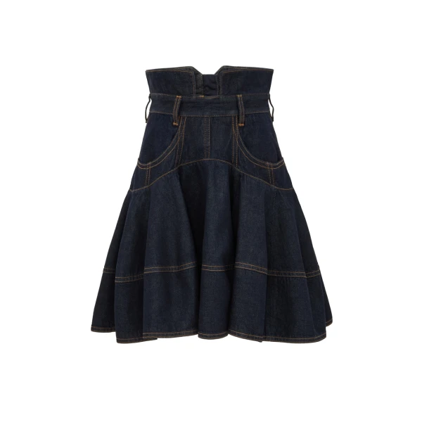 Zimmermann Denim Mini Skirt