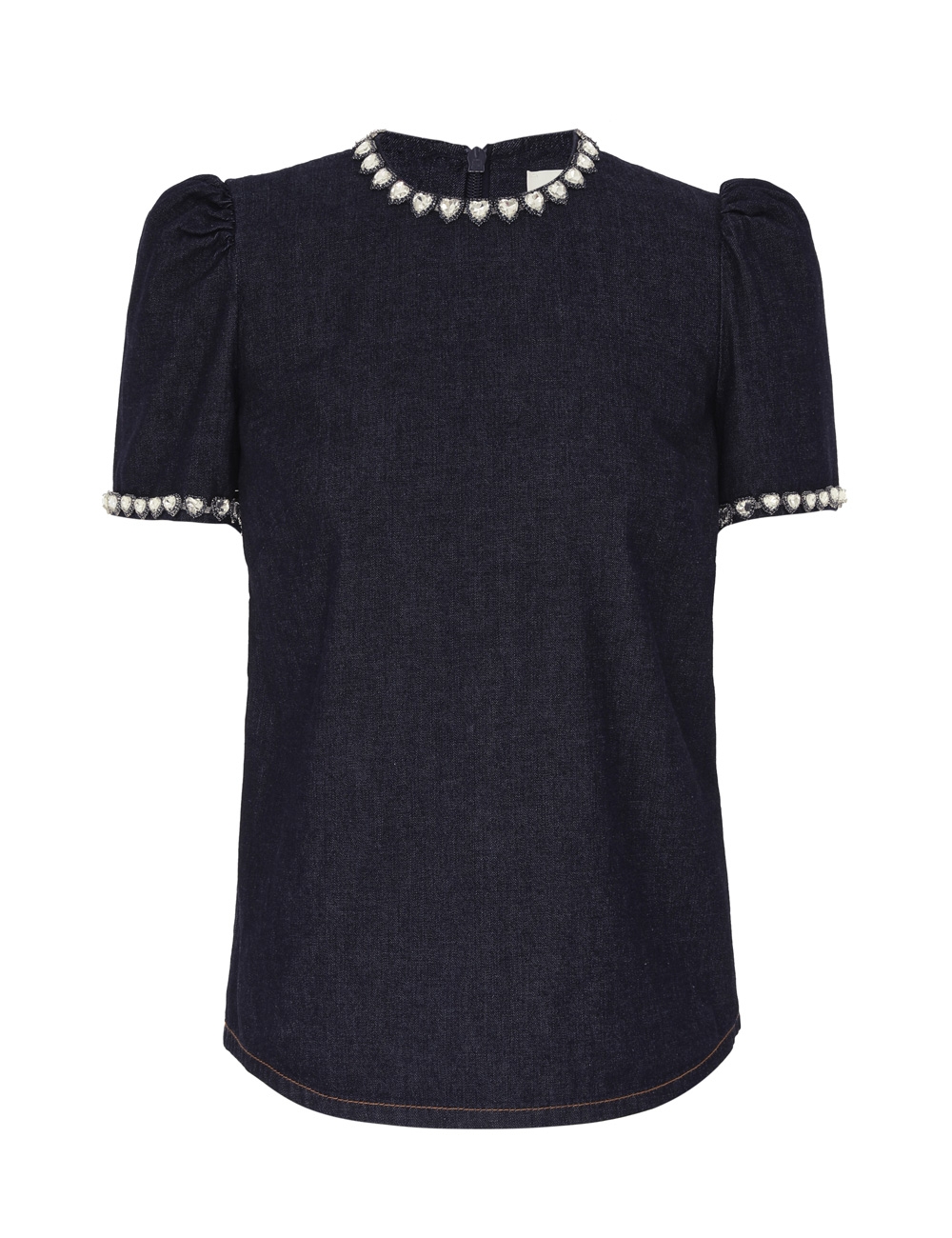 Zimmermann Embellished Denim Top