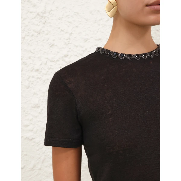 Elevate your elegance in this Zimmermann Tops   from the 2025 resort wear edit