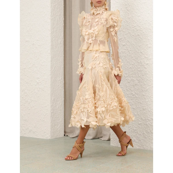 Elevate your elegance in this Zimmermann Skirts   from the 2025 resort wear edit