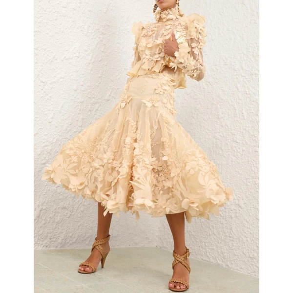 Elevate your elegance in this Zimmermann Skirts   from the 2025 resort wear edit