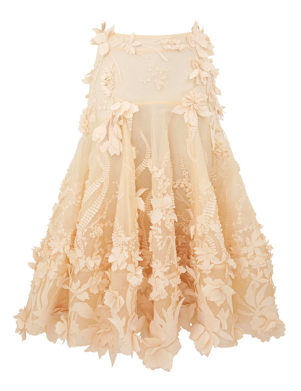 Zimmermann Hypnotic Applique Midi Skirt | Ready to Wear 2025 Collection Coveti Elevate your elegance in this Zimmermann Skirts from the 2025 resort wear edit