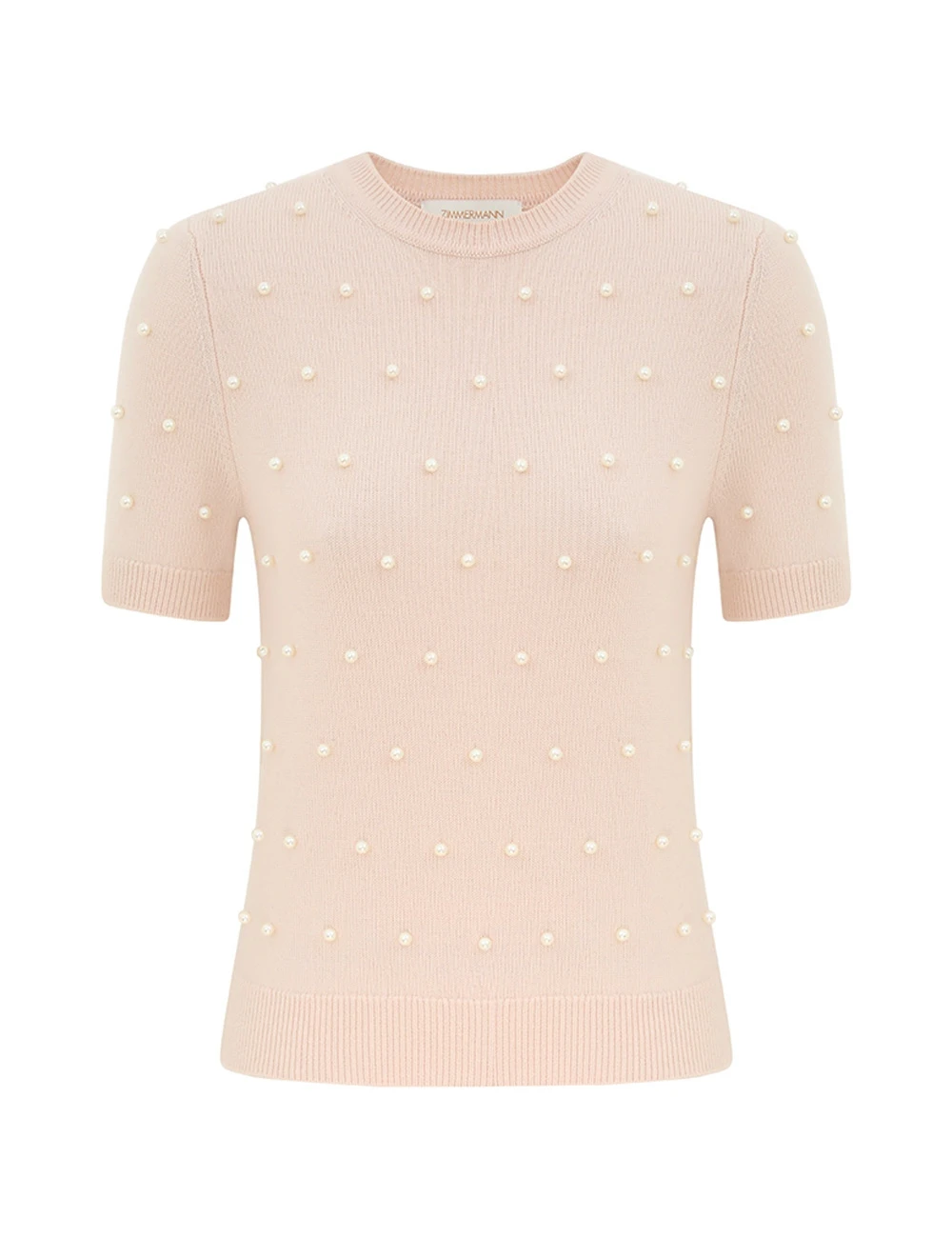 Zimmermann Hypnotic Beaded Knit Tee | Ready to Wear 2025 Collection Coveti Elevate your elegance in this Zimmermann Tops from the 2025 resort wear edit