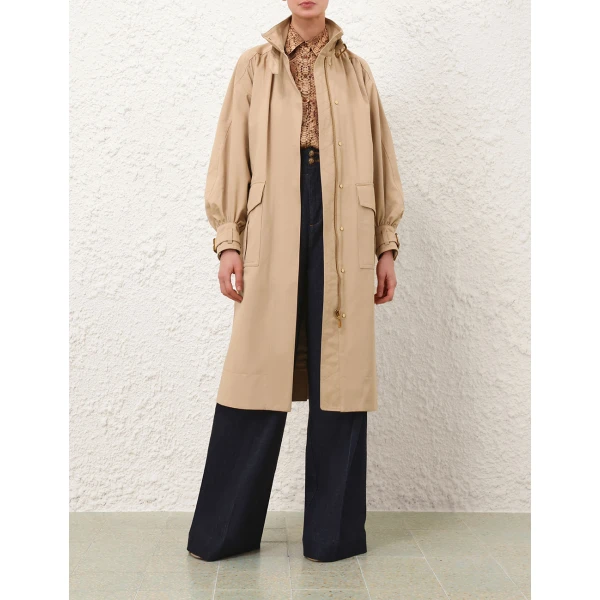 Elevate your elegance in this Zimmermann Coats   from the 2025 resort wear edit