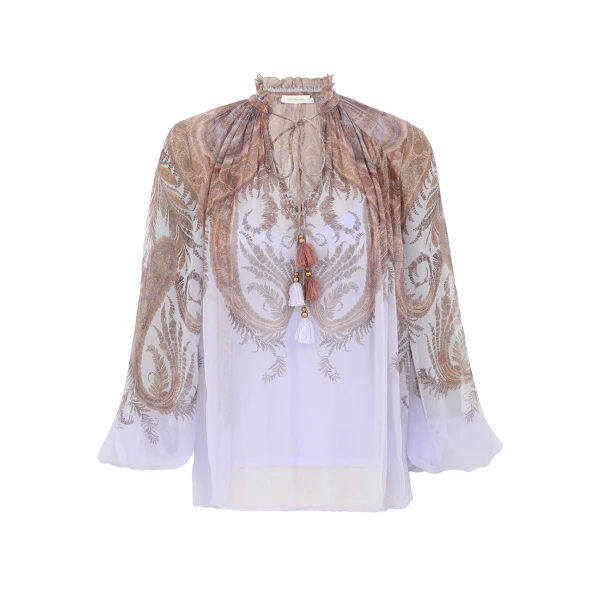 Elevate your elegance in this Zimmermann Tops   from the 2025 resort wear edit