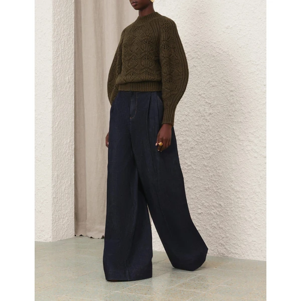 Elevate your elegance in this Zimmermann Knitwear   from the 2025 resort wear edit
