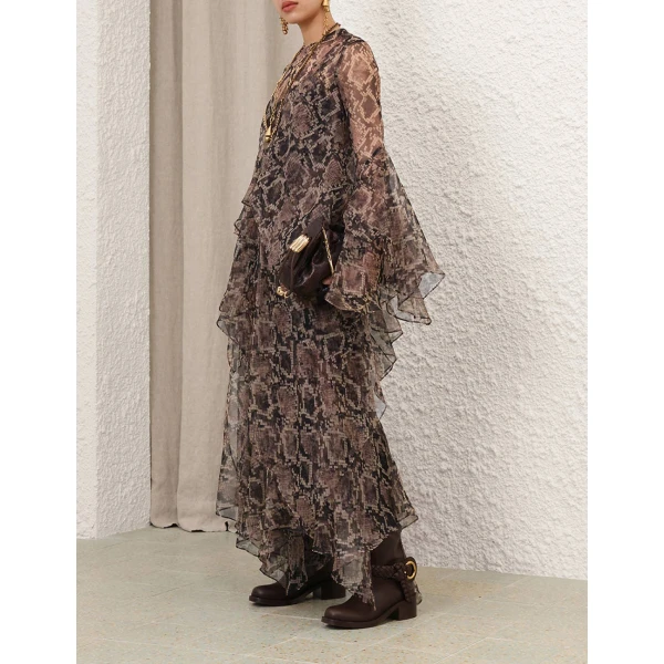 Elevate your elegance in this Zimmermann Dresses   from the 2025 resort wear edit