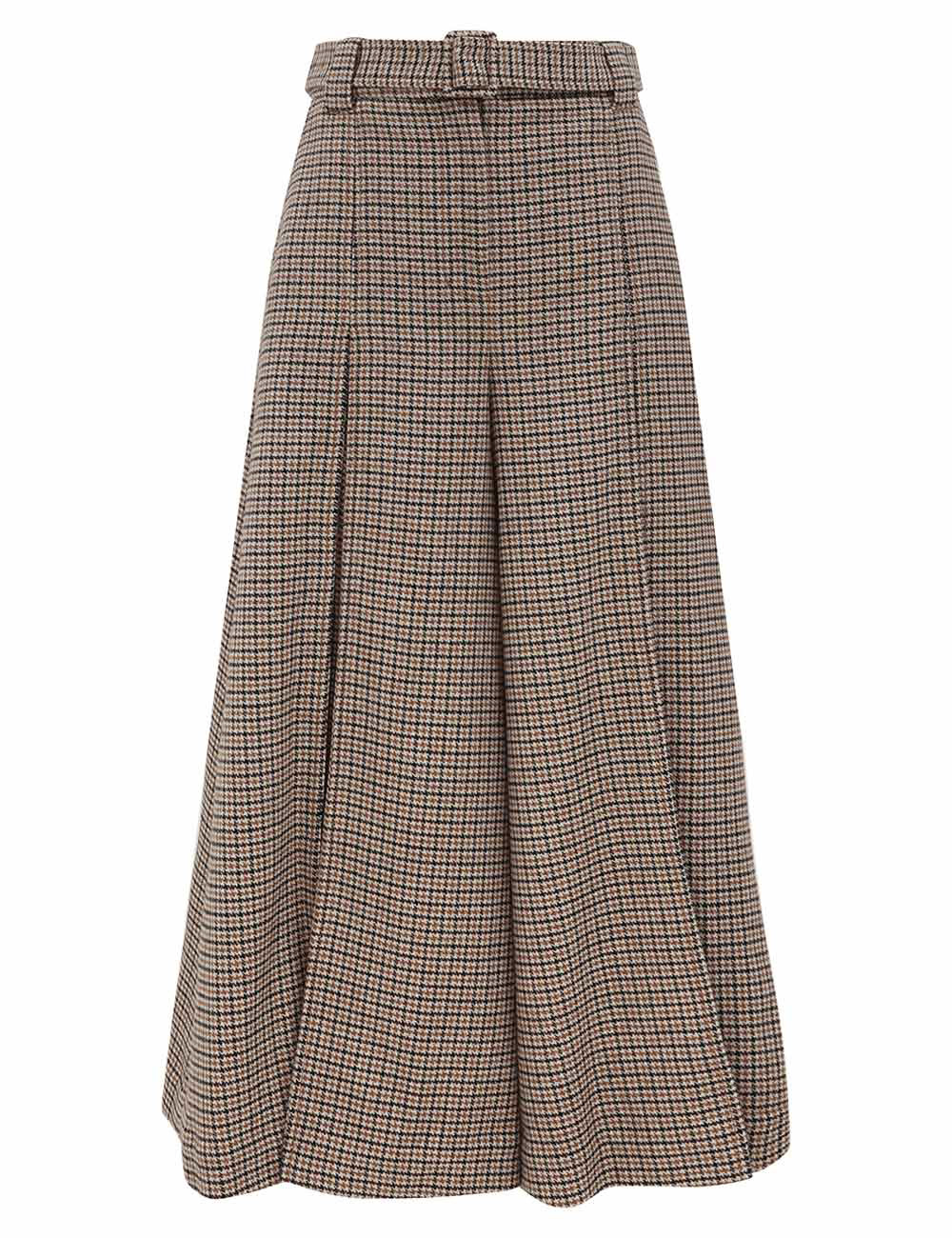 Zimmermann Hypnotic Check Wool Culotte