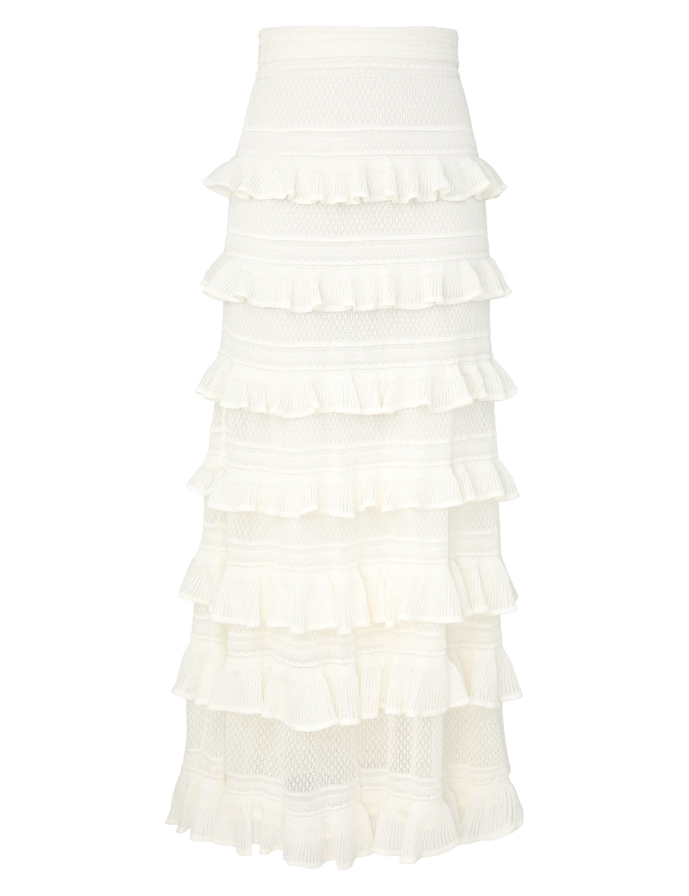 Zimmermann Hypnotic Lace Frill Skirt