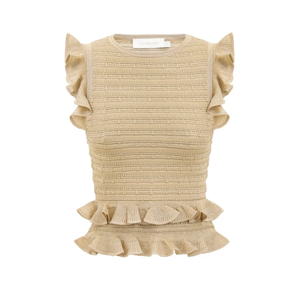 Elevate your elegance in this Zimmermann Tops   from the 2025 resort wear edit
