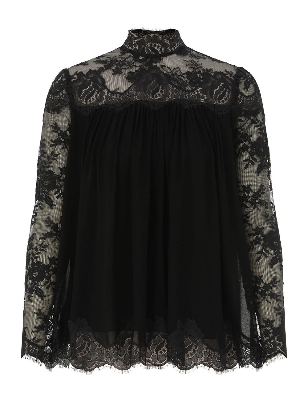 Zimmermann Hypnotic Lace Yoke Top | Ready to Wear 2025 Collection Coveti Elevate your elegance in this Zimmermann Tops from the 2025 resort wear edit