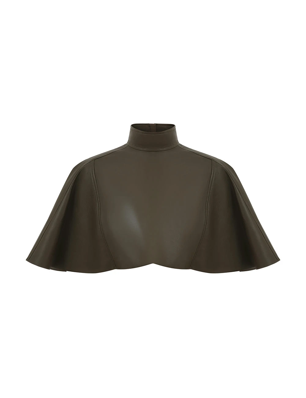 Zimmermann Hypnotic Leather Capelet | Ready to Wear 2025 Collection Coveti Elevate your elegance in this Zimmermann from the 2025 resort wear edit