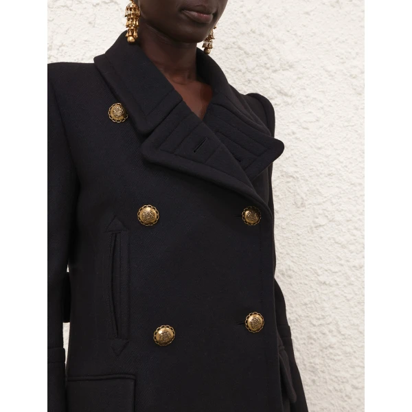Elevate your elegance in this Zimmermann Coats   from the 2025 resort wear edit