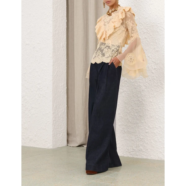 Elevate your elegance in this Zimmermann Tops   from the 2025 resort wear edit
