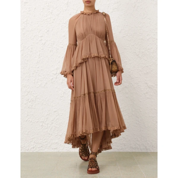 Elevate your elegance in this Zimmermann Dresses   from the 2025 resort wear edit