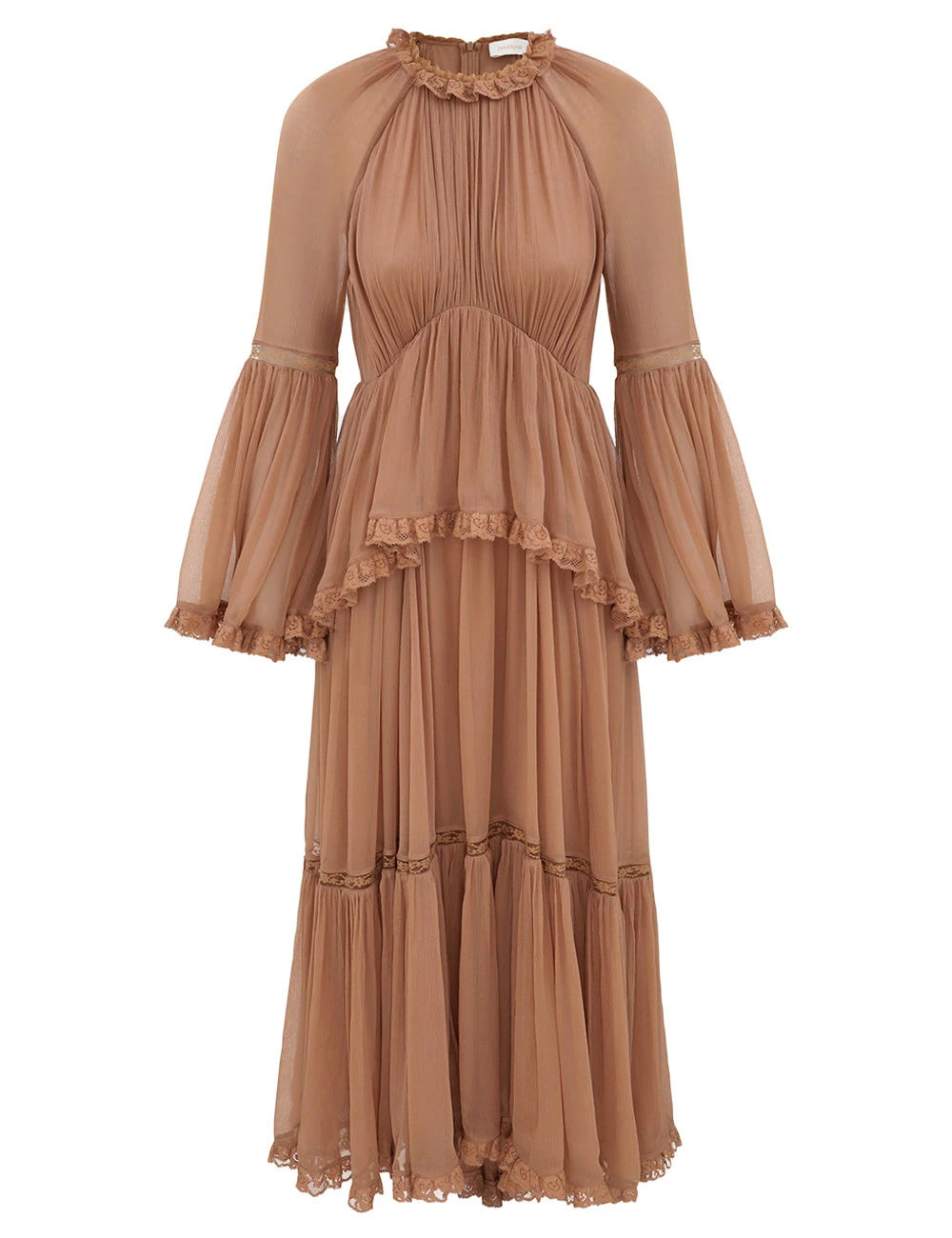 Zimmermann Hypnotic Peplum Flutter Dress | Ready to Wear 2025 Collection Coveti Elevate your elegance in this Zimmermann Dresses from the 2025 resort wear edit