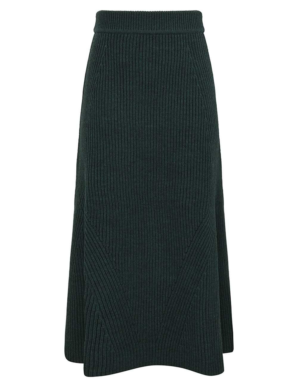 Zimmermann Hypnotic Rib Midi Skirt