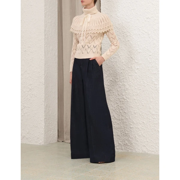 Elevate your elegance in this Zimmermann Knitwear   from the 2025 resort wear edit