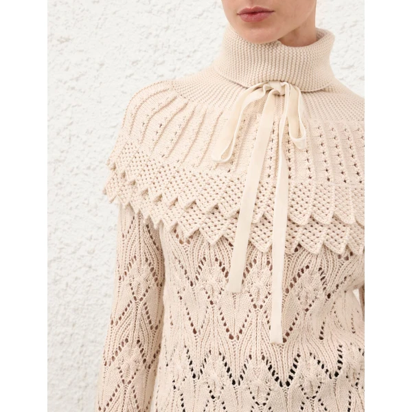 Elevate your elegance in this Zimmermann Knitwear   from the 2025 resort wear edit