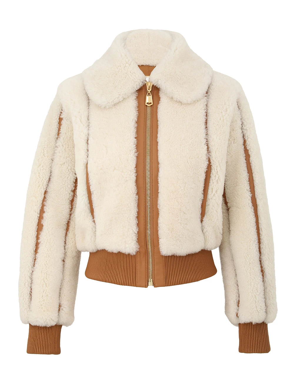 Zimmermann Hypnotic Shearling Bomber | Ready to Wear 2025 Collection Coveti Elevate your elegance in this Zimmermann Jackets from the 2025 resort wear edit