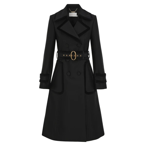 Elevate your elegance in this Zimmermann Coats   from the 2025 resort wear edit