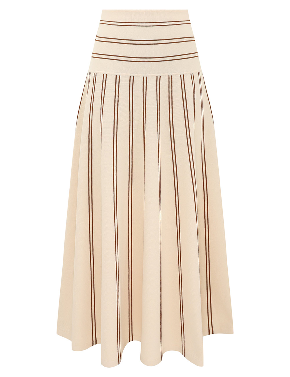 Zimmermann Hypnotic Stripe Midi Skirt