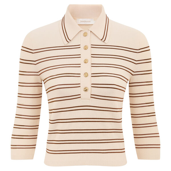 Elevate your elegance in this Zimmermann Tops   from the 2025 resort wear edit
