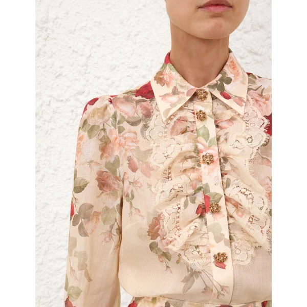 Elevate your elegance in this Zimmermann Tops   from the 2025 resort wear edit