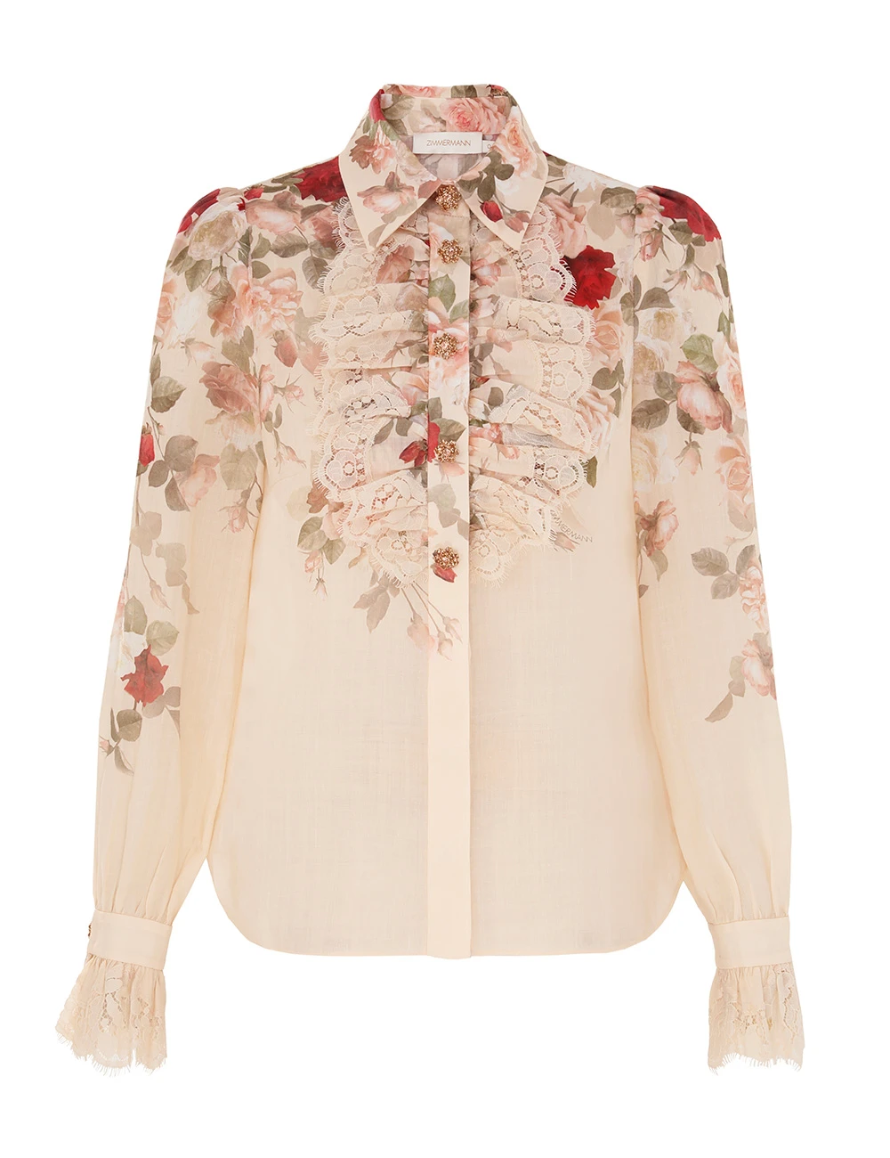 Zimmermann Hypnotic Tux Shirt | Ready to Wear 2025 Collection Coveti Elevate your elegance in this Zimmermann Tops from the 2025 resort wear edit
